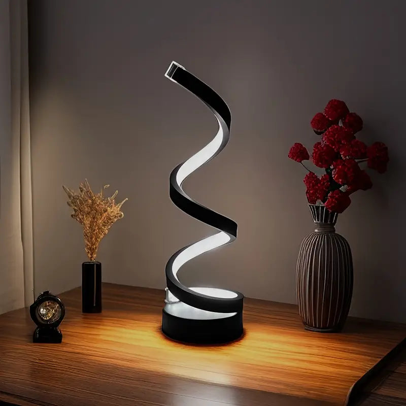 Moderne Minimalistisk Dæmpbar Spiral-Bordlampe