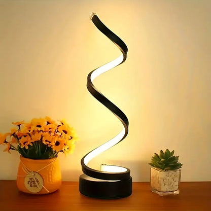 Moderne Minimalistisk Dæmpbar Spiral-Bordlampe